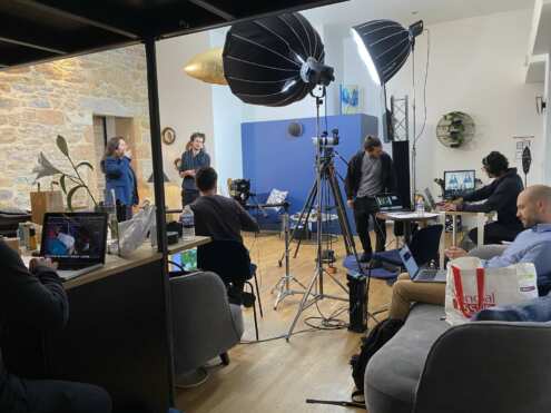 tournage-audiovisuel-sante-academie-le-papillon-bleu-lyon