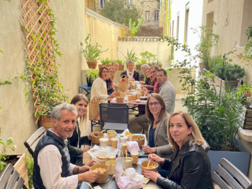 la terrasse du papillon bleu