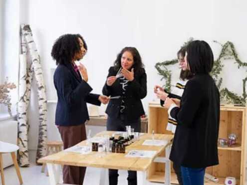 Atelier creation de parfum avec le Papillon Bleu 